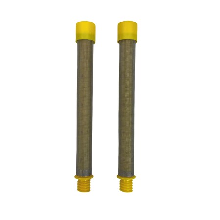 Bedford Precision Parts Bedford Precision Gun Filter 2 pcs, 100 Mesh, Fine, Yellow - Replacement for Graco 14-2173